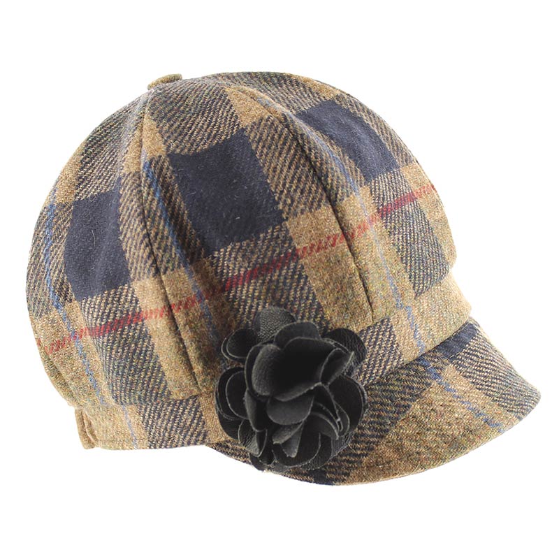 Mucros Weavers Women's Tweed Newsboy Hat