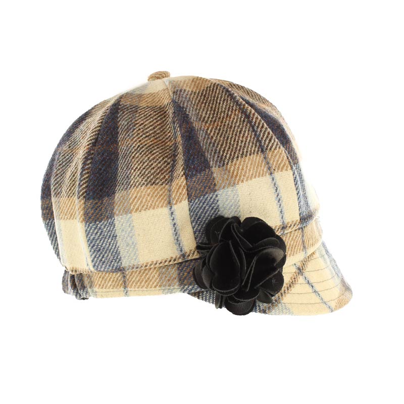 Mucros Weavers Women's Tweed Newsboy Hat
