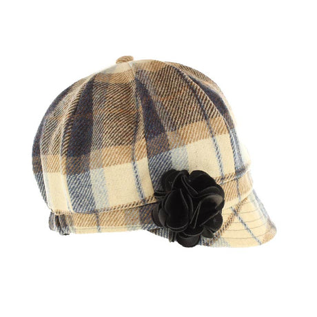Mucros Weavers Women's Tweed Newsboy Hat