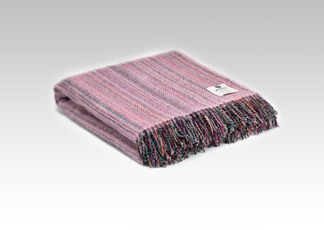 Rainbow Tweed Irish Merino Wool Irish Throws