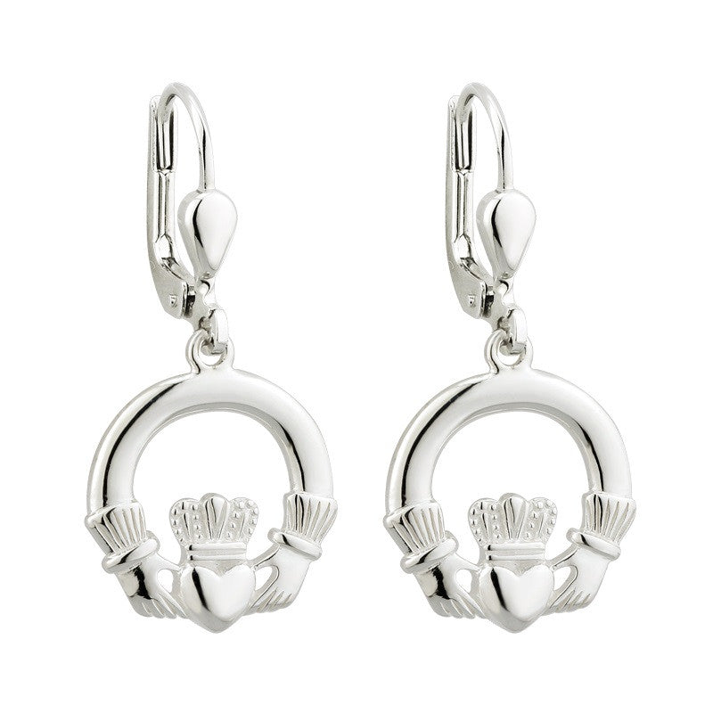 Claddagh Drop Earrings S/S - S33151