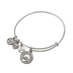 Claddagh Charm Bangle