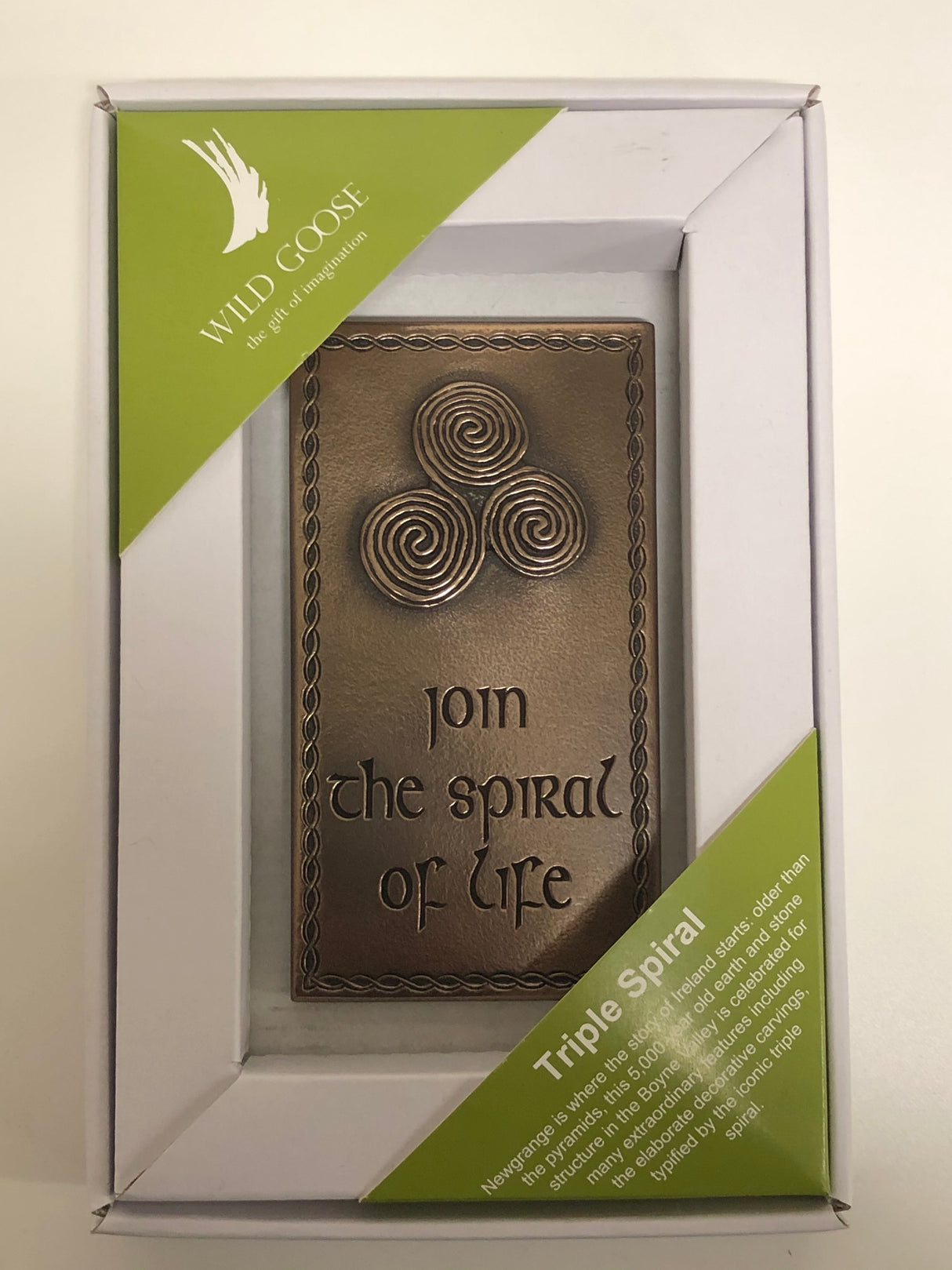 Triple Spiral - Small Plaque