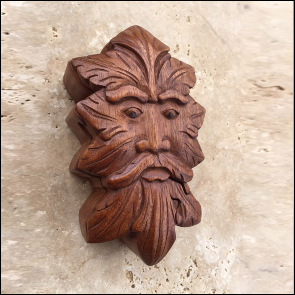 Green Man Puzzle Box TB-08