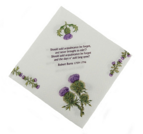 Scottish Themed Paper Napkins
