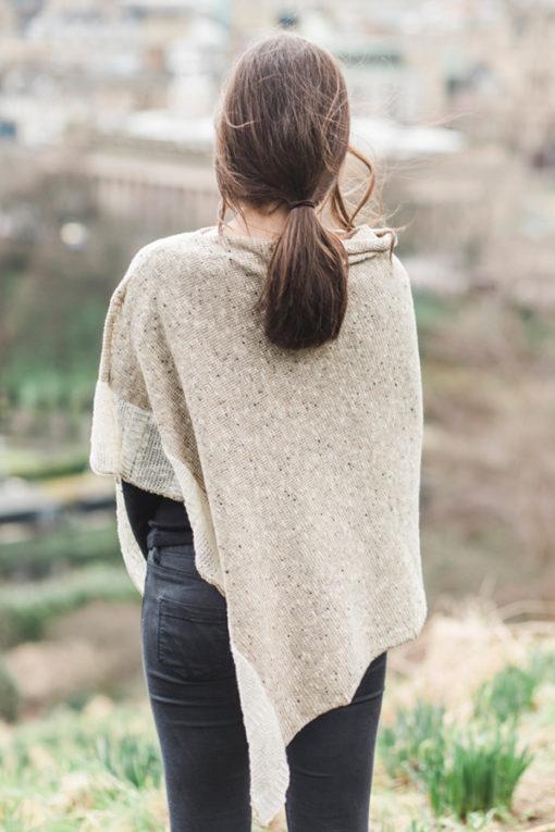 Irish Linen and Merino Wool Donegal Cape