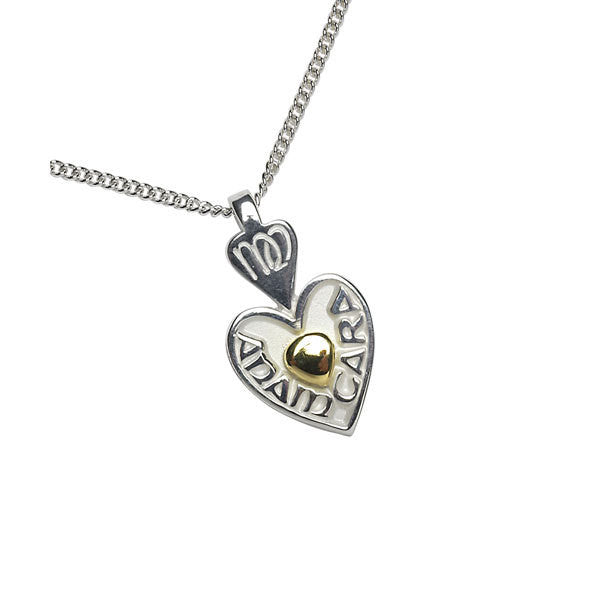 Mo Anam Cara (My Soulmate) Pendant with 18K Gold Center