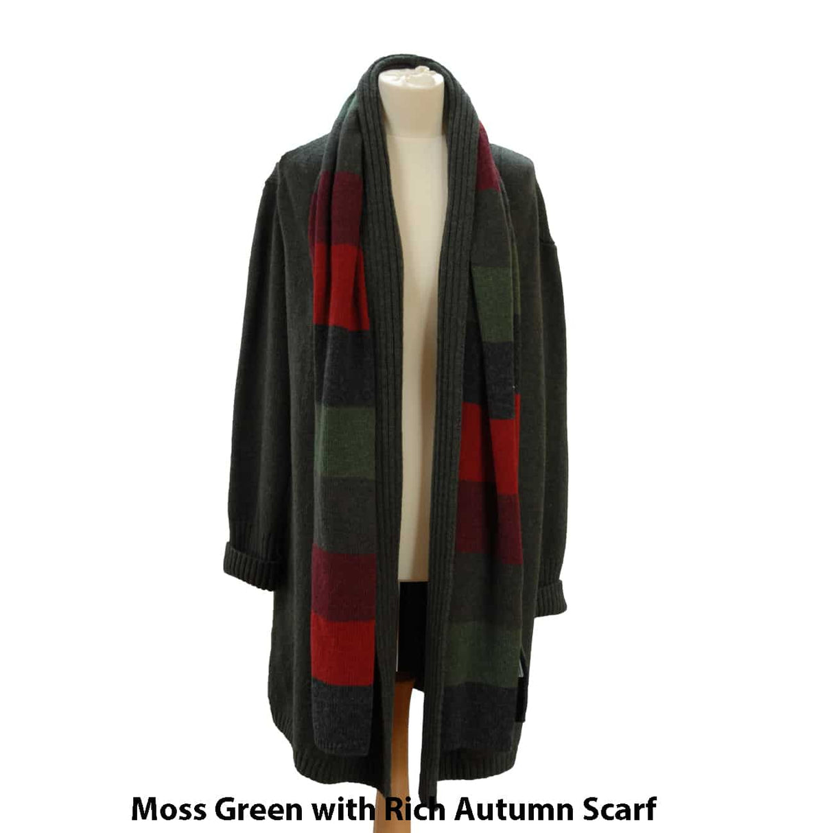 Rib Edge Lambswool Jacket with Pockets