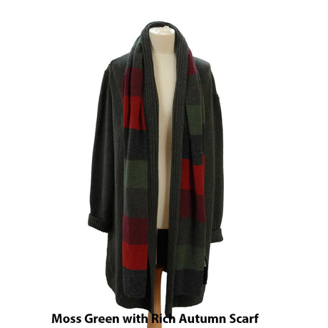 Rib Edge Lambswool Jacket with Pockets
