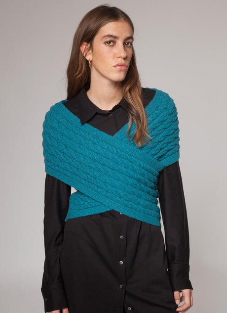 Women's Outlander Style Merino Wool and Cashmere Wrap