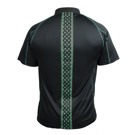 Guinness Black and Green Short Sleeve Rugby Jersey - G1021