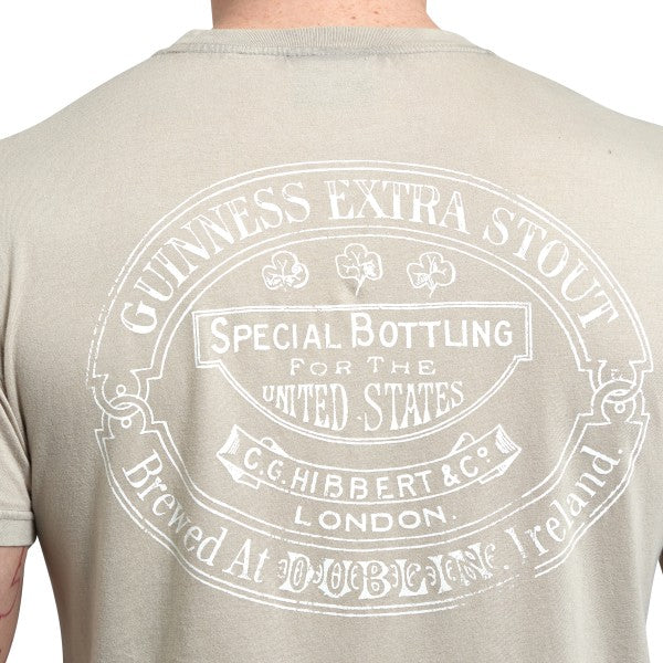 Guinness Trademark Label T-Shirt Beige