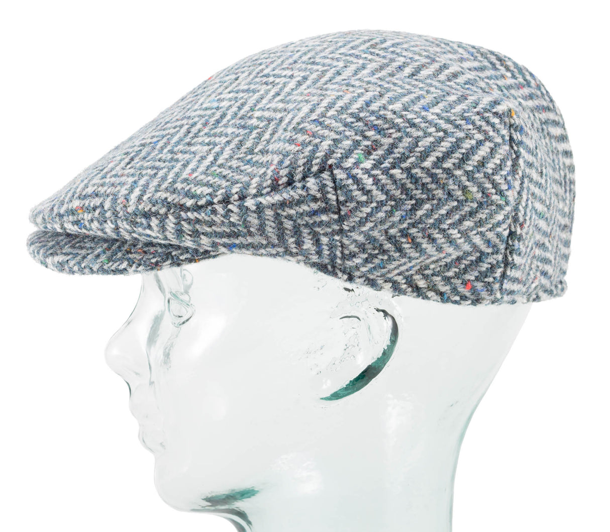 Wide Herringbone Tweed - Vintage Style Cap