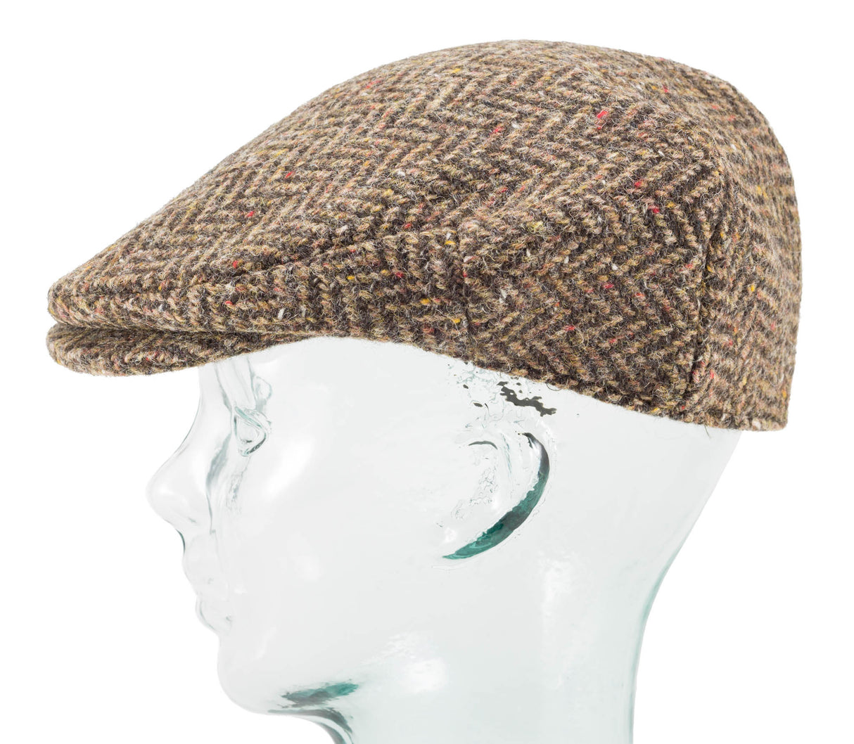 Wide Herringbone Tweed - Vintage Style Cap