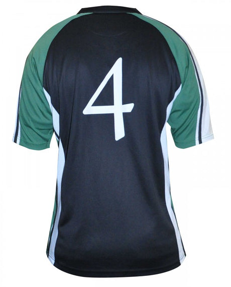 Guinness Croker Brand Navy and Green Rugby Jersey