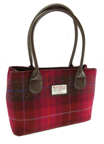 Classic Harris Tweed Handbag By Glen Appin - Cassley LB1003