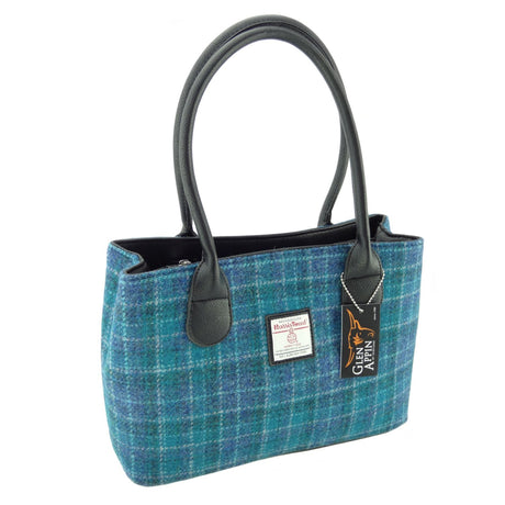 Classic Harris Tweed Handbag By Glen Appin - Cassley LB1003