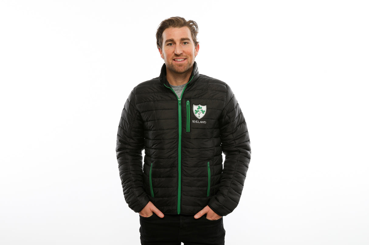 Ireland Rugby Shamrock Puffer Jacket