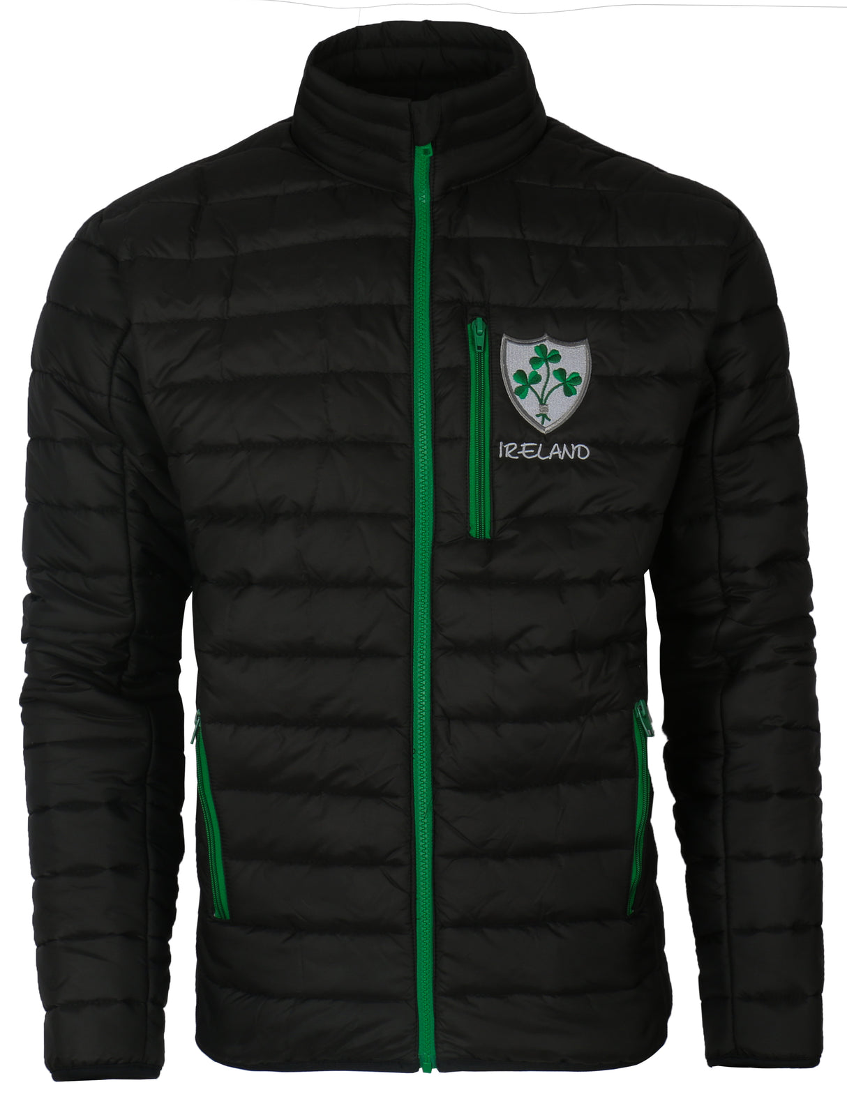 Ireland Rugby Shamrock Puffer Jacket