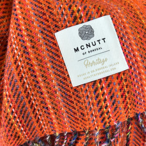 Rainbow Tweed Irish Merino Wool Irish Throws