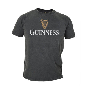 Black Guinness and Harp Distressed Tee