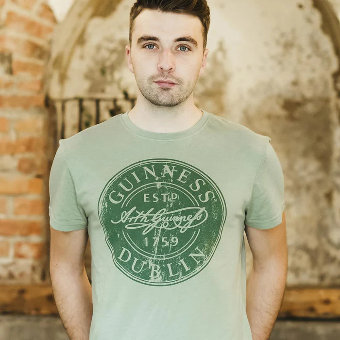 Guinness Green Bottle Cap Tee