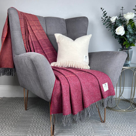 Cashmere and Merino Lambswool Throws