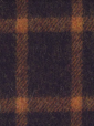 Orange Tartan Mix Lambswool Throw