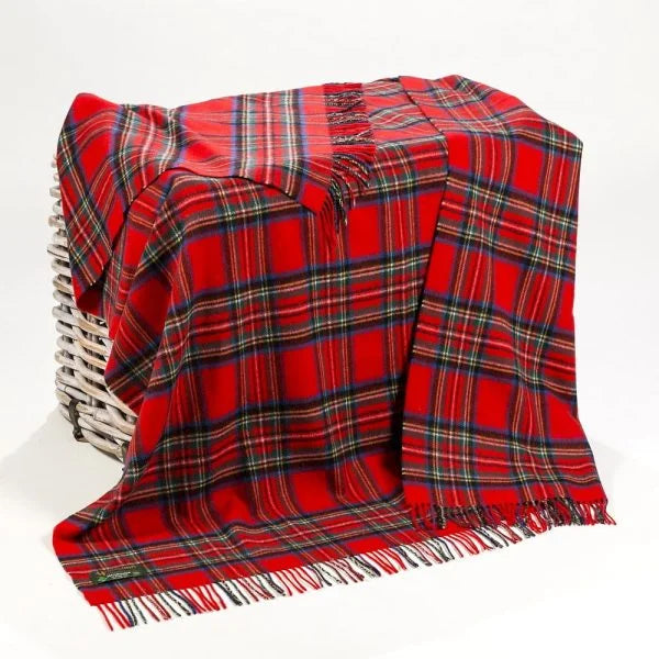 Royal Stewart Lambswool Throw