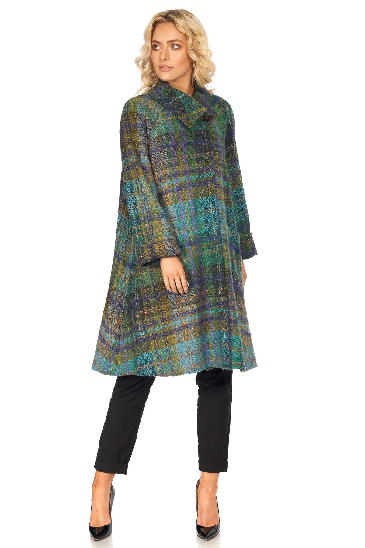 Donegal tweed hotsell coat women's