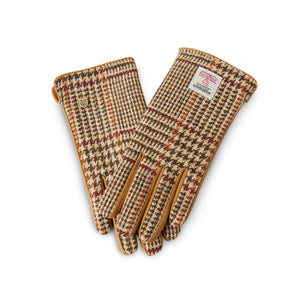 Women's Islander Harris Tweed and Genuine Leather Gloves