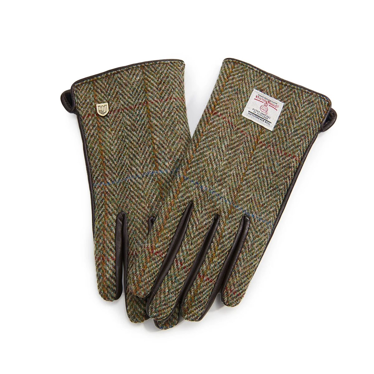 Women's Islander Harris Tweed and Genuine Leather Gloves