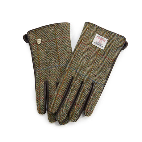 Women's Islander Harris Tweed and Genuine Leather Gloves