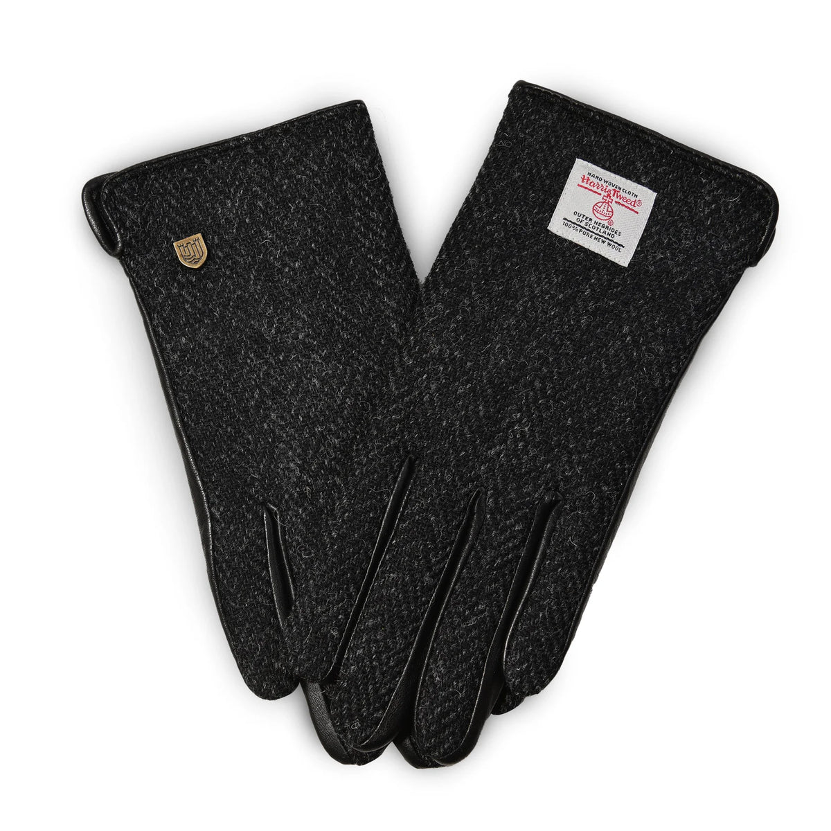 Women's Islander Harris Tweed and Genuine Leather Gloves