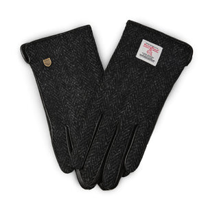 Women's Islander Harris Tweed and Genuine Leather Gloves