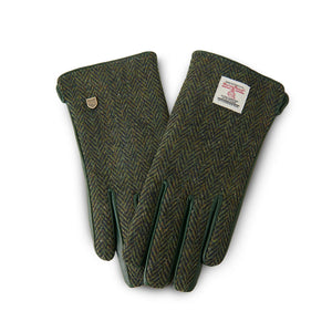 Women's Islander Harris Tweed and Genuine Leather Gloves