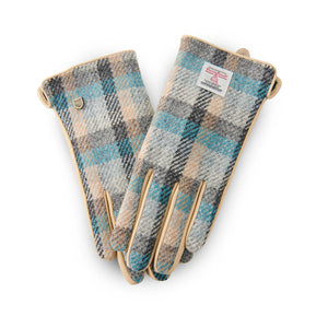 Women's Islander Harris Tweed and Genuine Leather Gloves