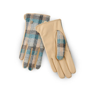 Women's Islander Harris Tweed and Genuine Leather Gloves