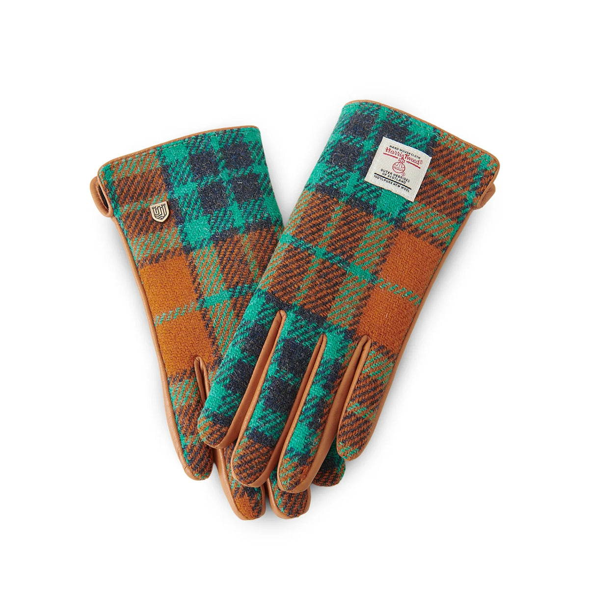 Women's Islander Harris Tweed and Genuine Leather Gloves