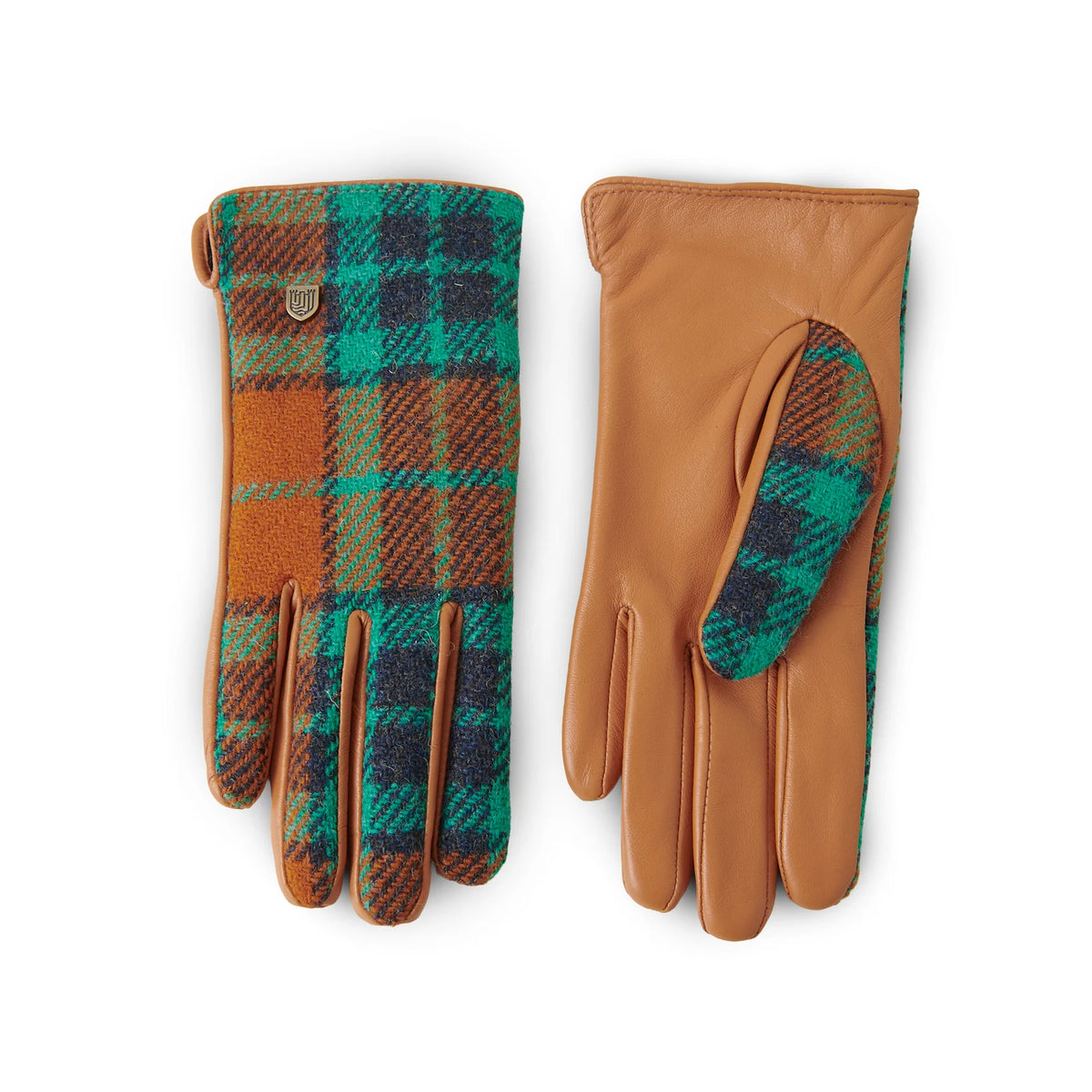 Women's Islander Harris Tweed and Genuine Leather Gloves