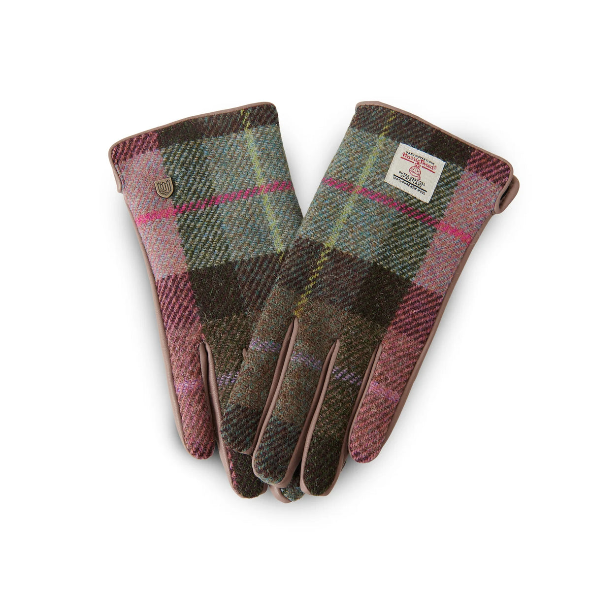 Women's Islander Harris Tweed and Genuine Leather Gloves