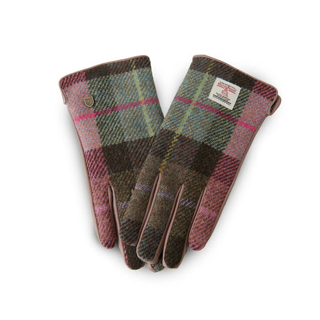 Women's Islander Harris Tweed and Genuine Leather Gloves