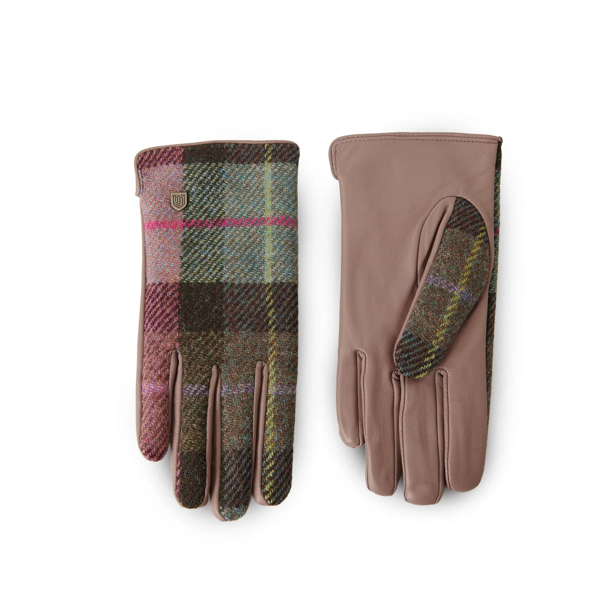 Women's Islander Harris Tweed and Genuine Leather Gloves