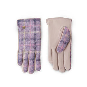 Women's Islander Harris Tweed and Genuine Leather Gloves