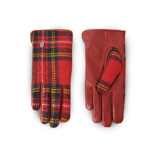 Women's Islander Harris Tweed and Genuine Leather Gloves