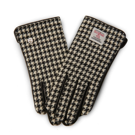 Women's Islander Harris Tweed and Genuine Leather Gloves