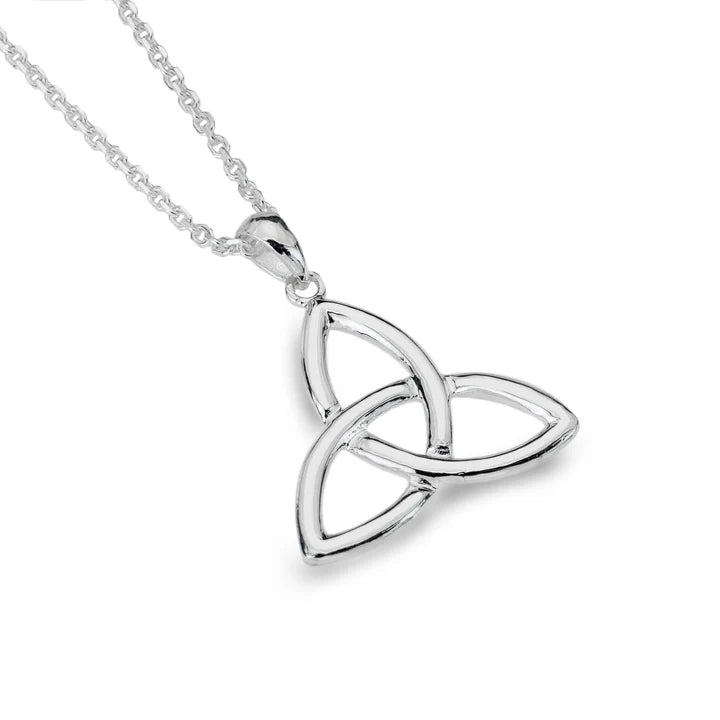 Classic Trinity Knot Sterling Silver Pendant