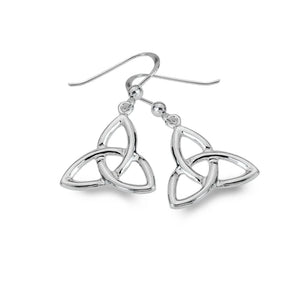 Classic Trinity Knot Sterling Silver Earrings