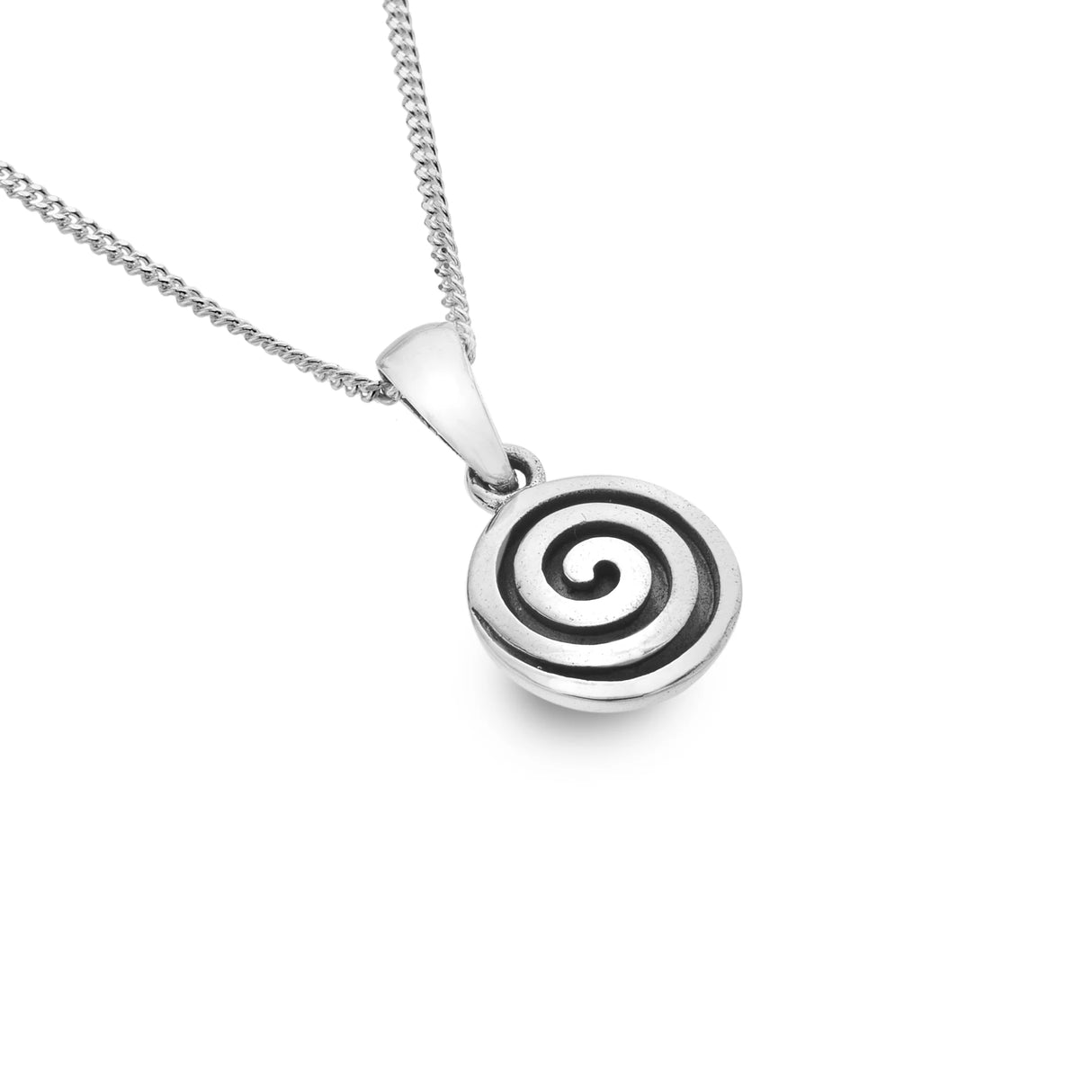 Celtic Spiral of Life Sterling Silver Pendant