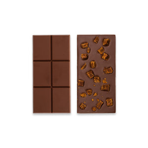 Achill Island Sea Salt Fudge and Milk Chocolate Bar